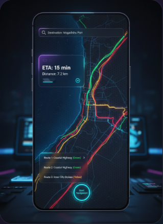 eFiiri mobile app route preview